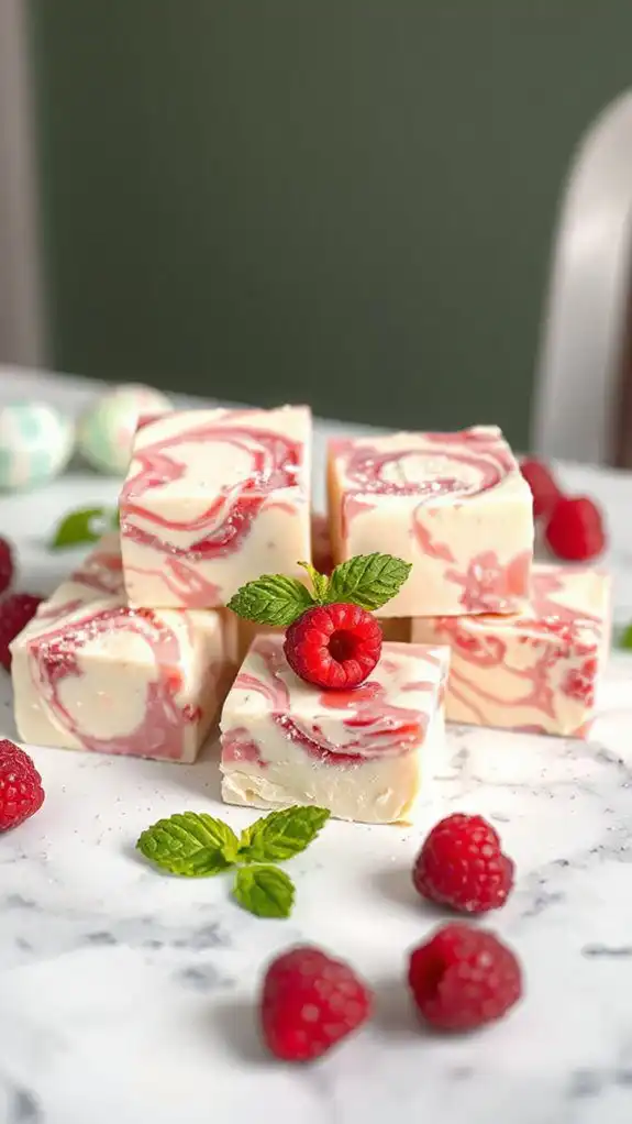 raspberry flavored chocolate treat