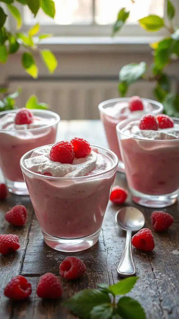 raspberry flavored dessert treat