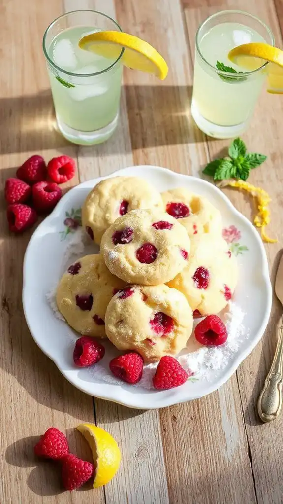 raspberry lemonade flavored cookies