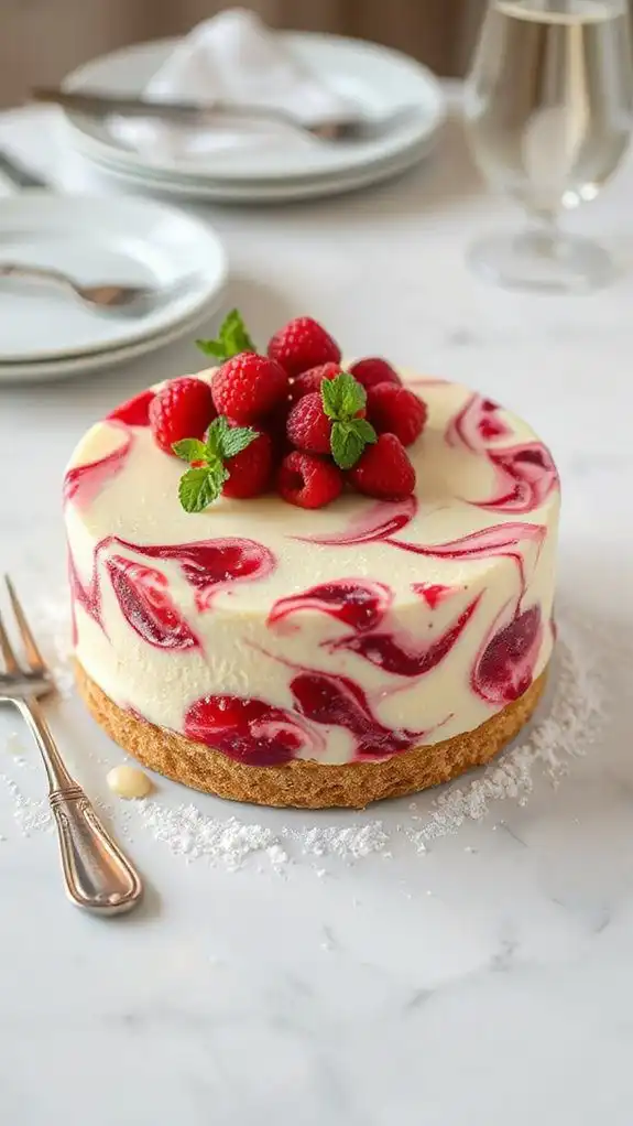 raspberry white chocolate delight