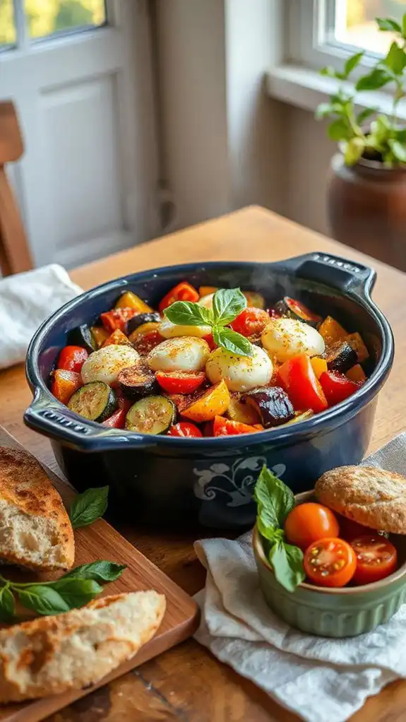 ratatouille vegetable casserole dish