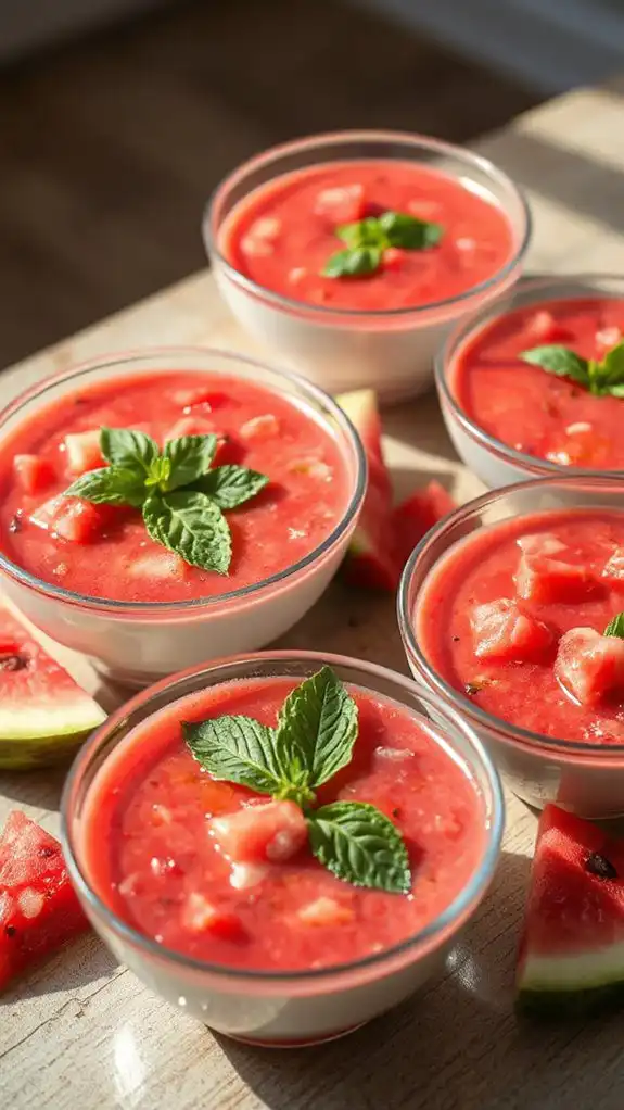 refreshing chilled soup