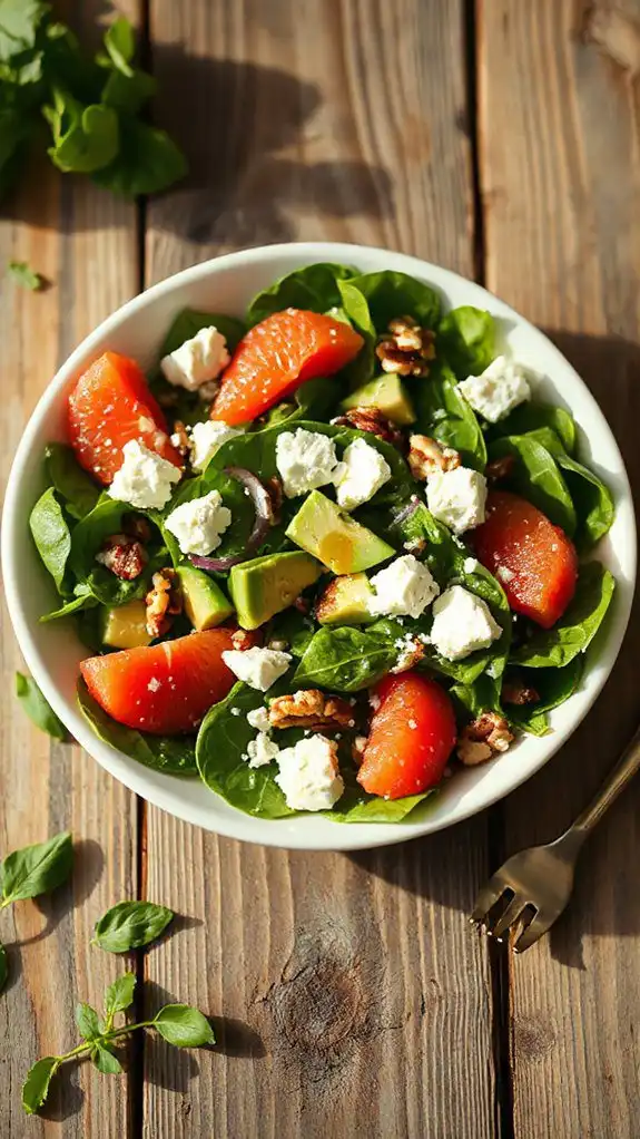 refreshing citrus and greens