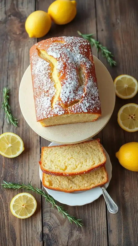 refreshing citrus flavored cake