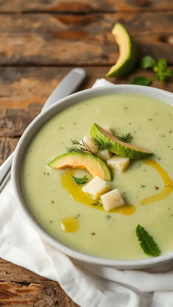 refreshing cucumber avocado blend