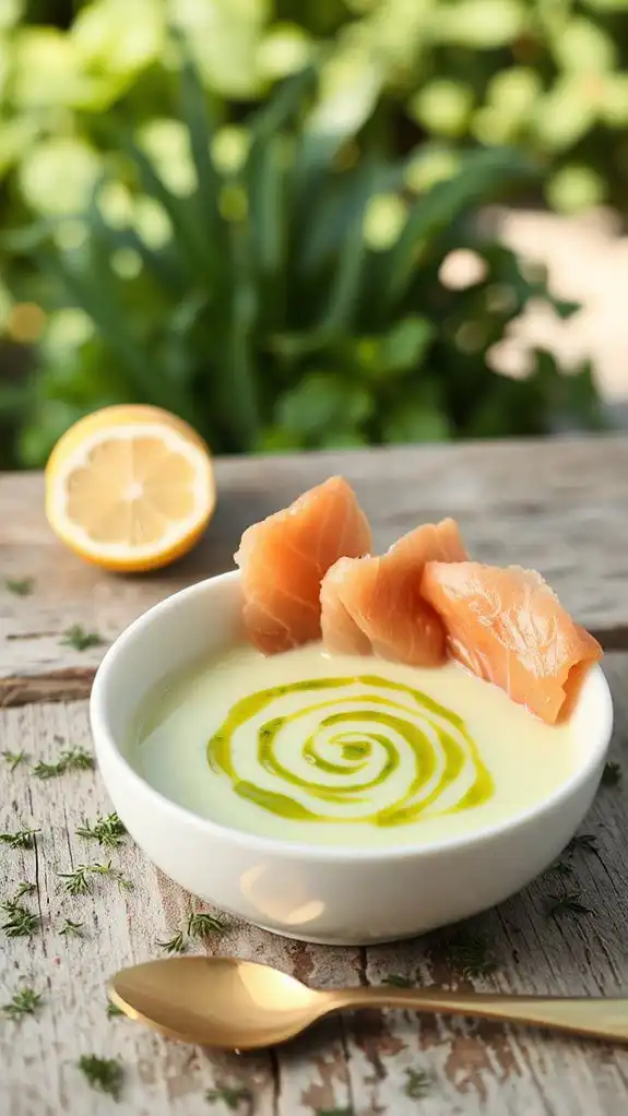 refreshing cucumber dill soup