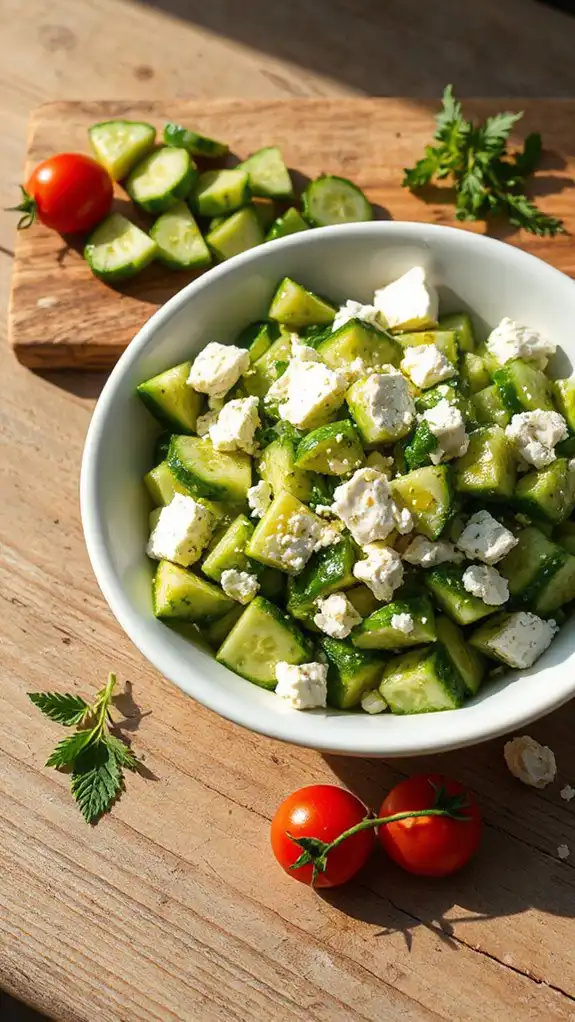refreshing cucumber feta salad refreshing cucumber feta salad