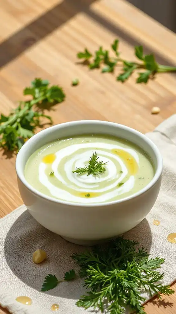 refreshing cucumber yogurt soup