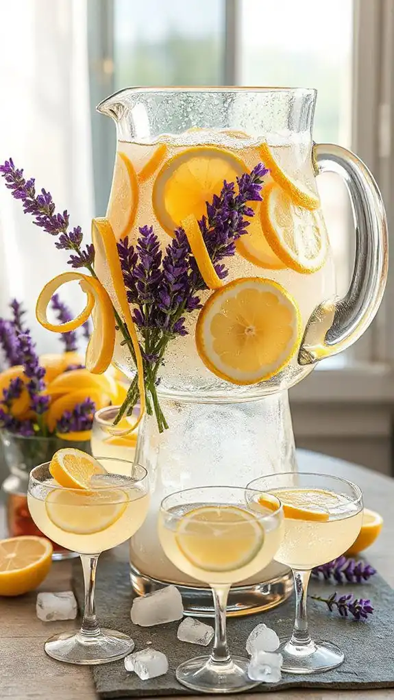 refreshing floral citrus beverage refreshing floral citrus beverage