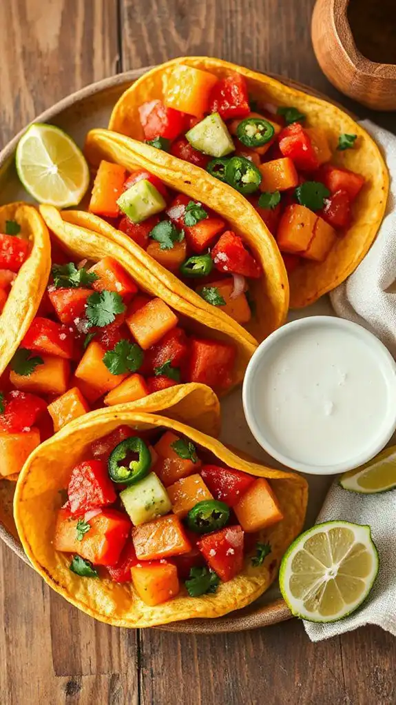 refreshing fruit tacos recipe