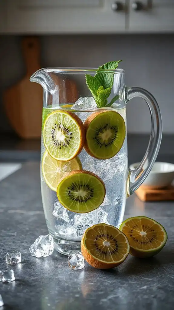 refreshing kiwi lime beverage refreshing kiwi lime beverage
