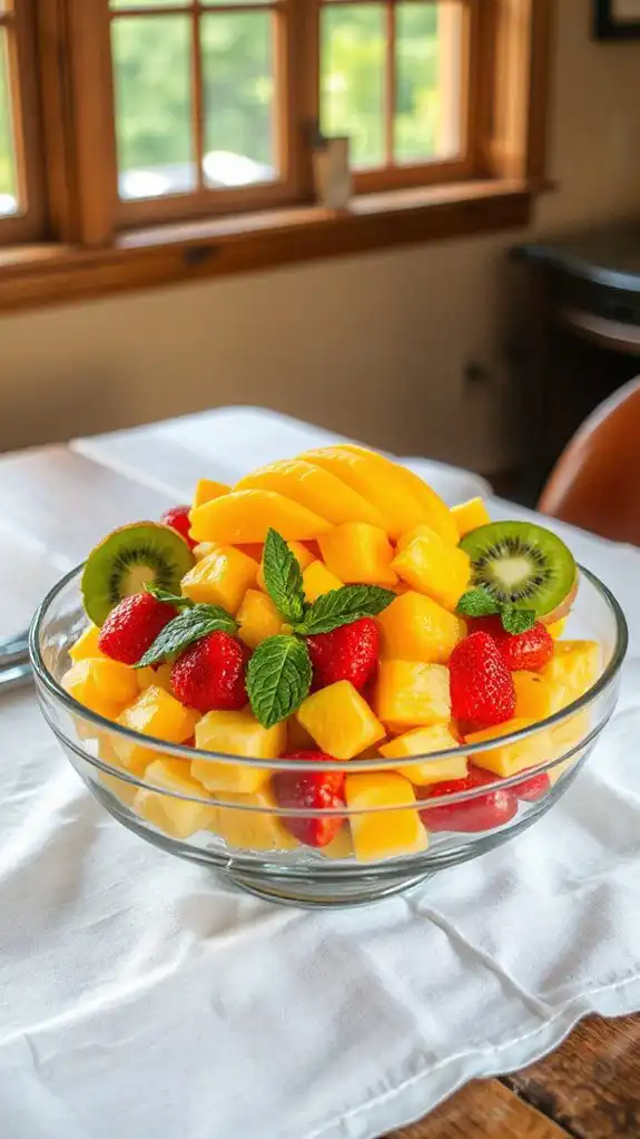 refreshing tropical fruit mix