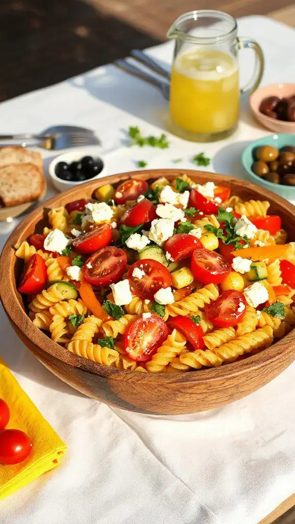 refreshing veggie pasta dish refreshing veggie pasta dish