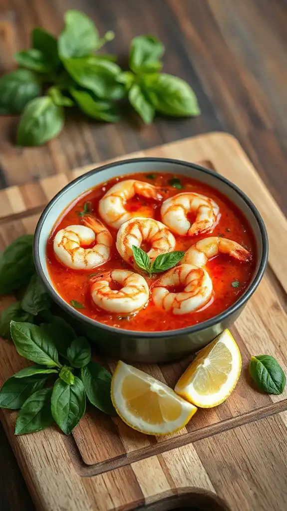 refrigerating the cold soup