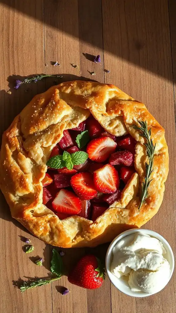 rhubarb strawberry pie dessert rhubarb strawberry pie dessert