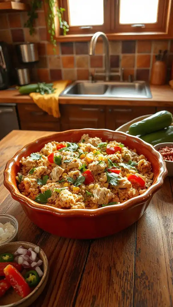rice and chicken bake