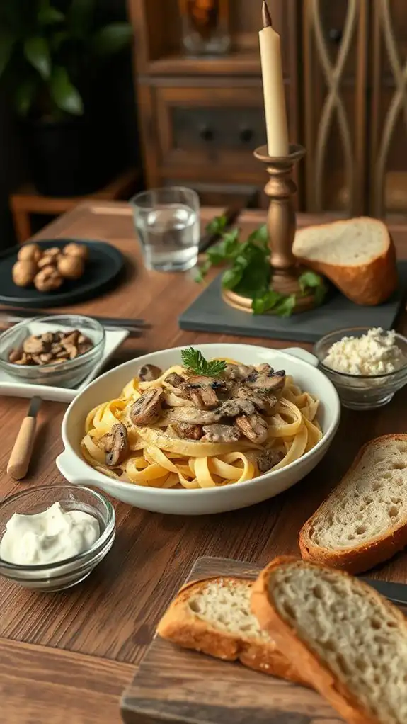 rich savory pasta dish
