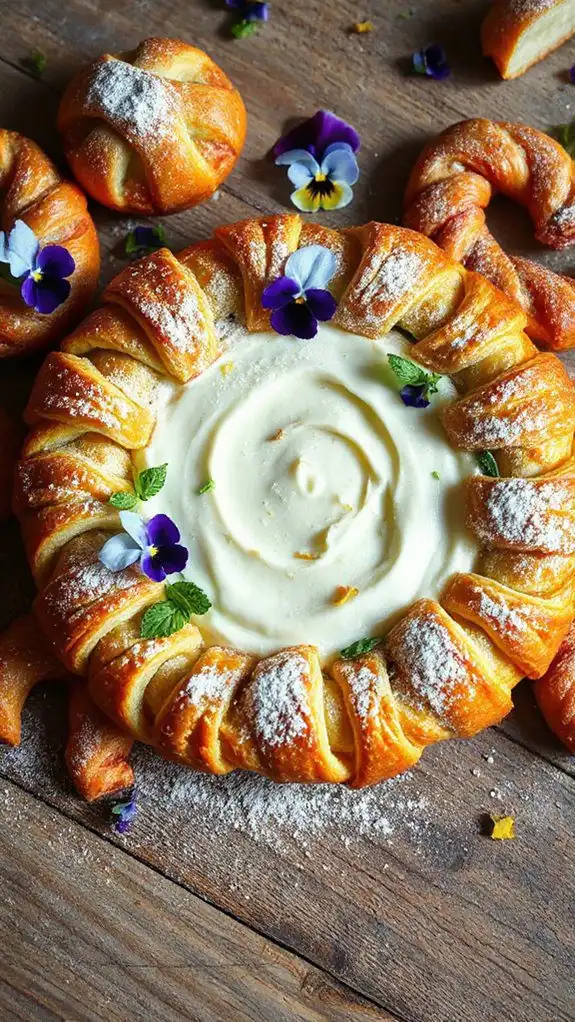 ricotta filled pastry dessert ricotta filled pastry dessert