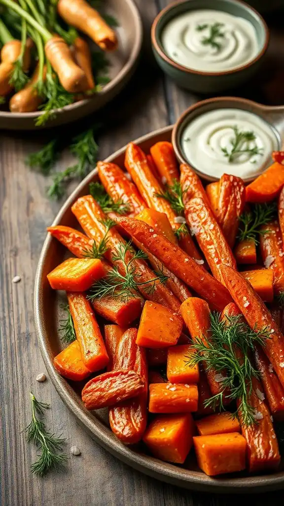 roasted carrots with fennel dill roasted carrots with fennel dill