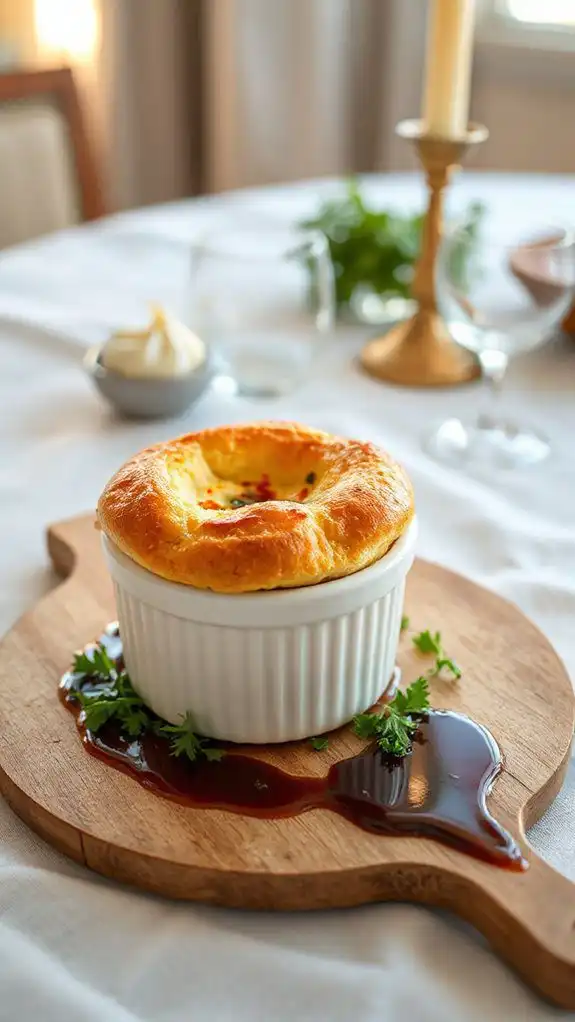 roasted red pepper souffl