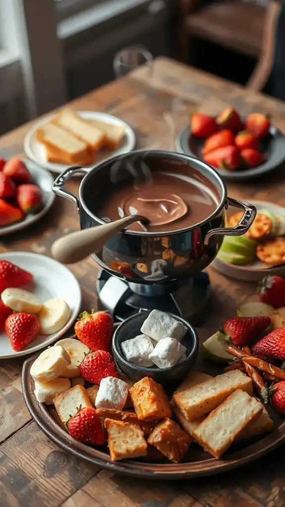 romantic dessert for sharing