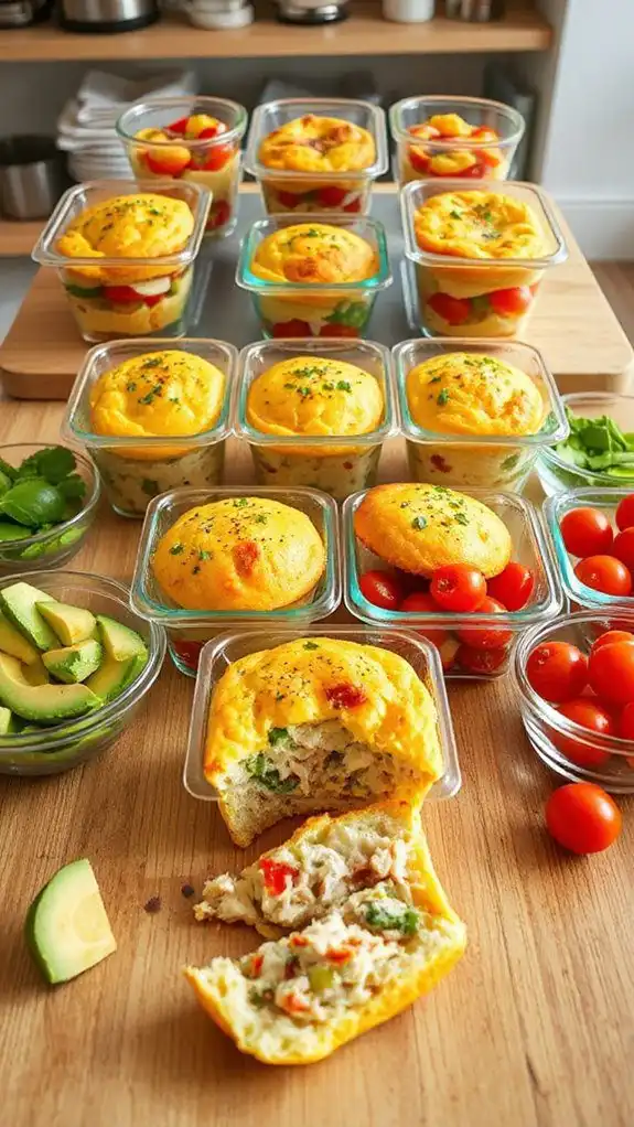 rotisserie chicken breakfast muffins