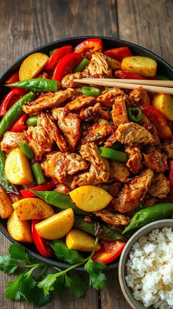 rotisserie chicken stir fry recipe