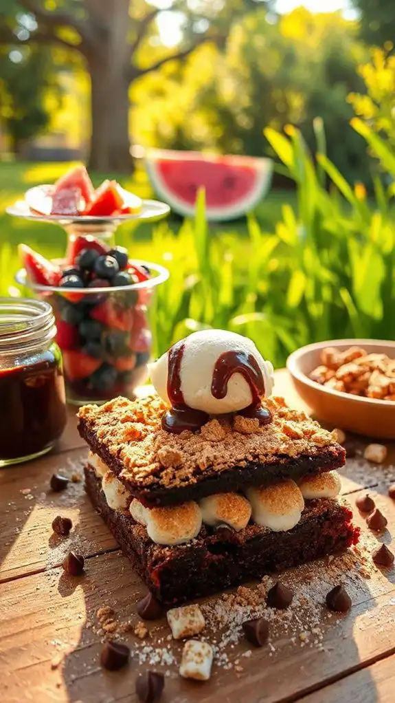 s mores brownies dessert recipe