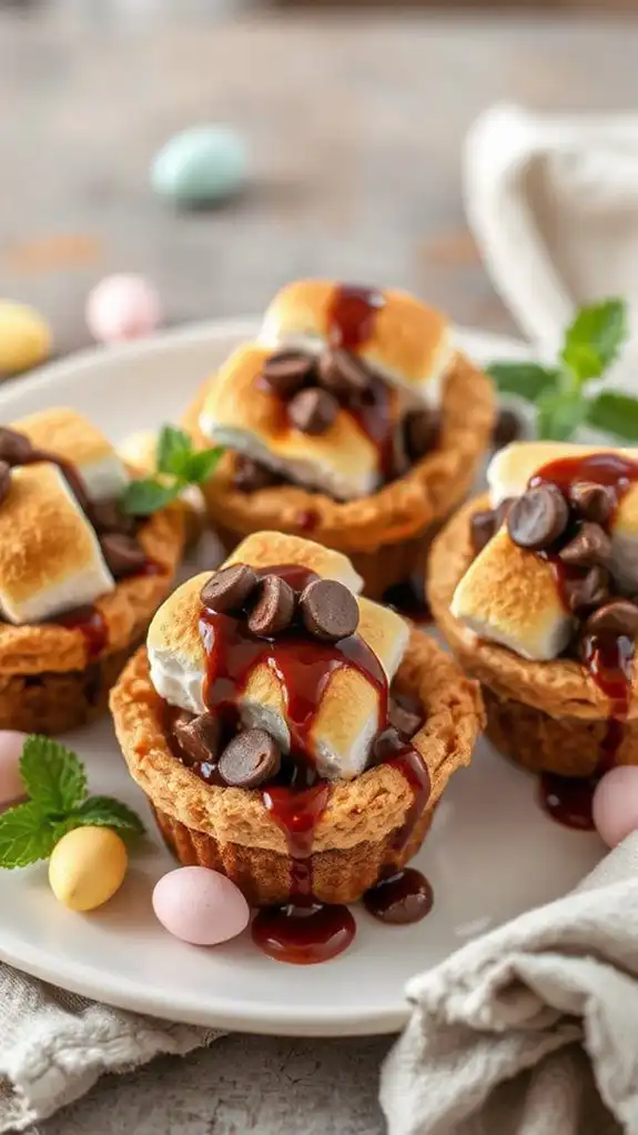 s mores inspired brownie desserts