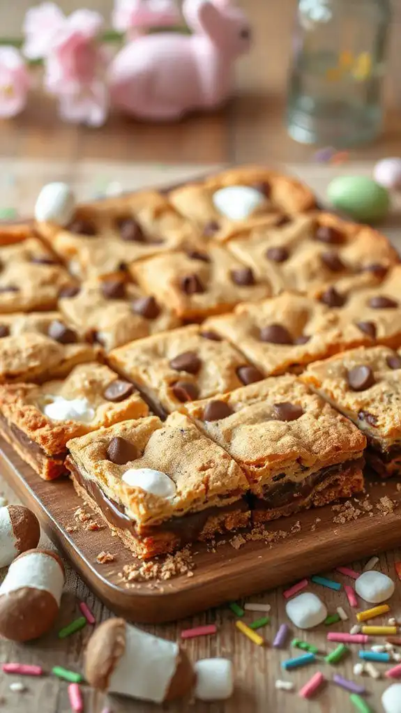 s mores inspired cookie dessert