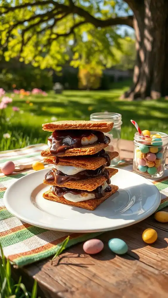 s mores with fudge ripple