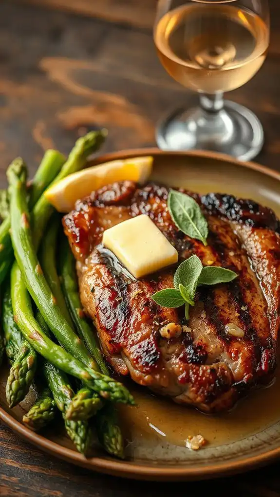 sage butter steak recipe