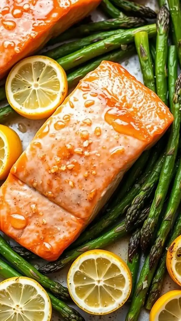 salmon with garlic butter