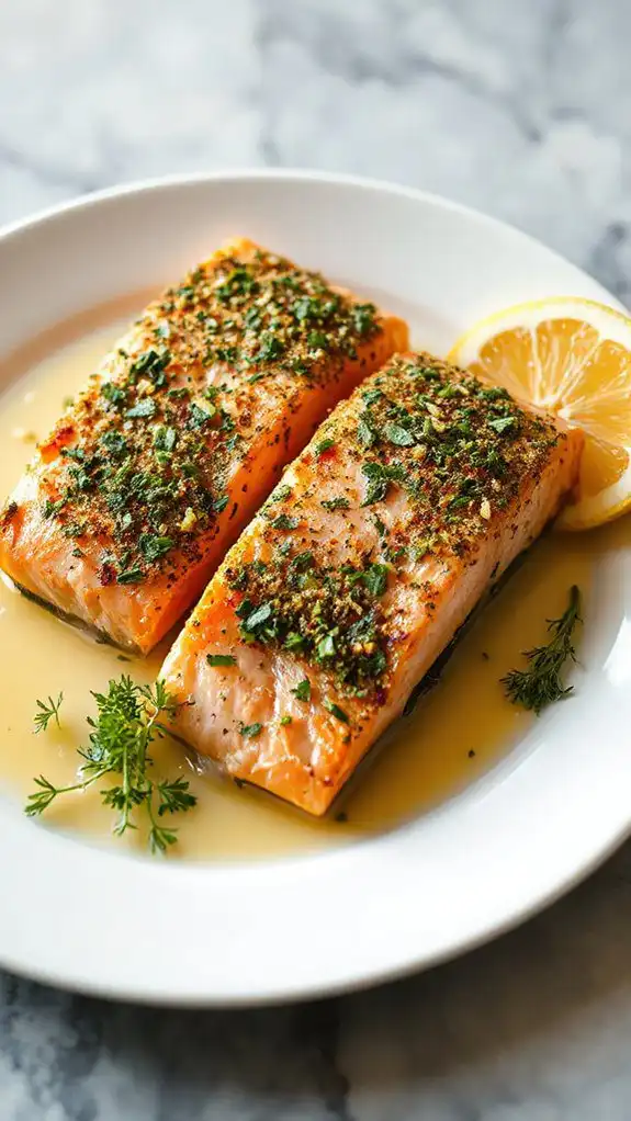 salmon with lemon sauce