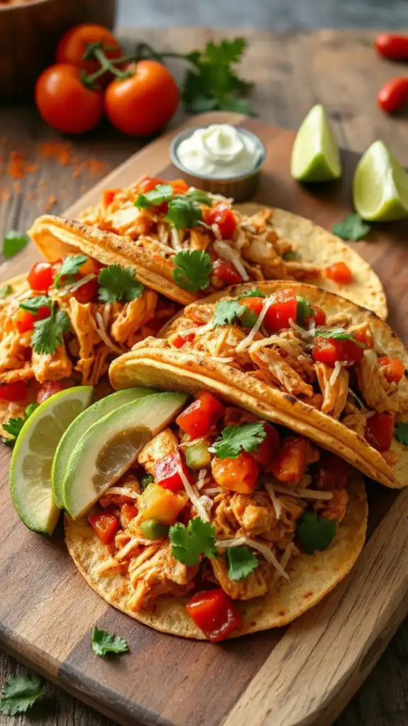 salsa chicken tacos recipe