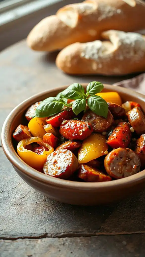 sausage and peppers recipe