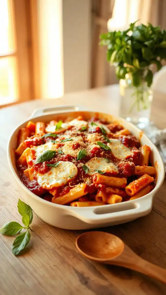 sausage baked ziti recipe