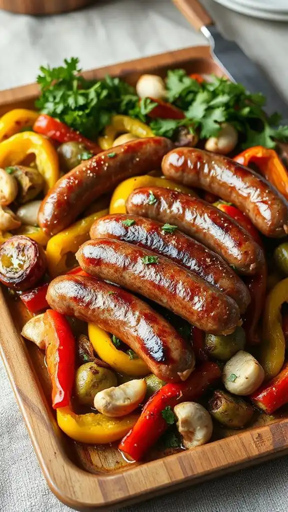 sausage with bell peppers