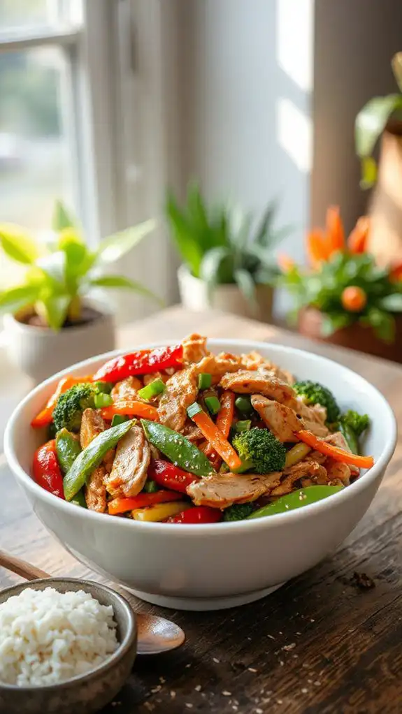 saut ed chicken with vegetables saut ed chicken with vegetables