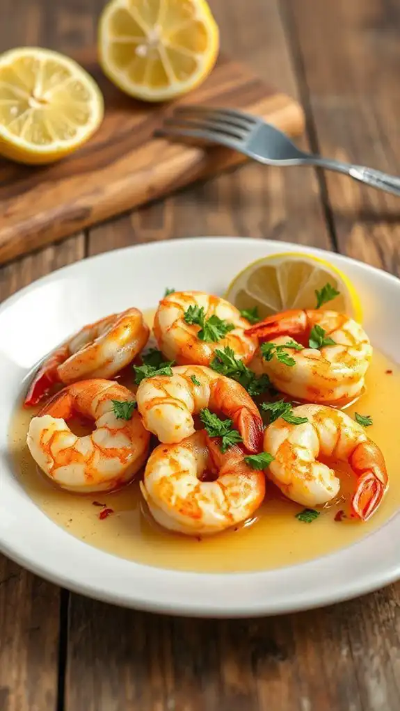 saut ed shrimp with garlic