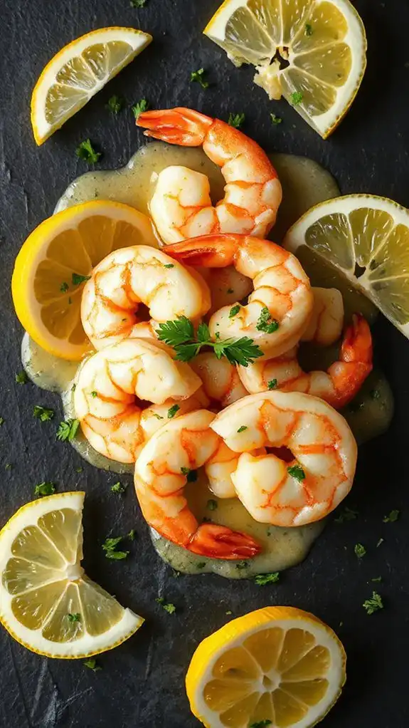 saut ed shrimp with garlic