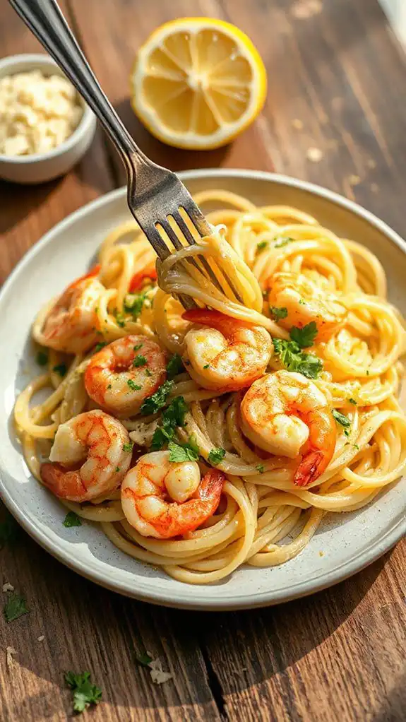 savor lemon garlic shrimp