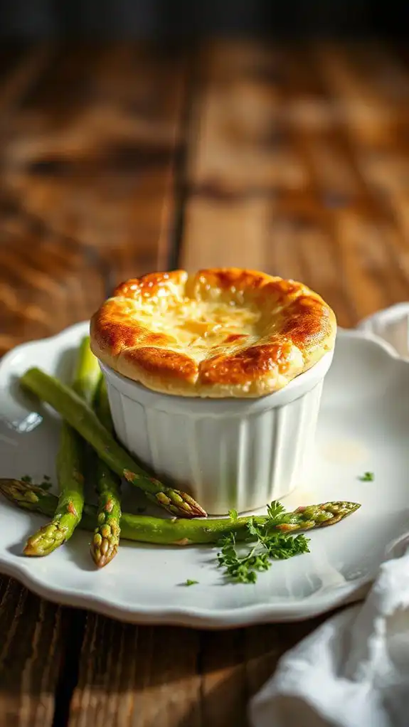 savory asparagus cheese dish