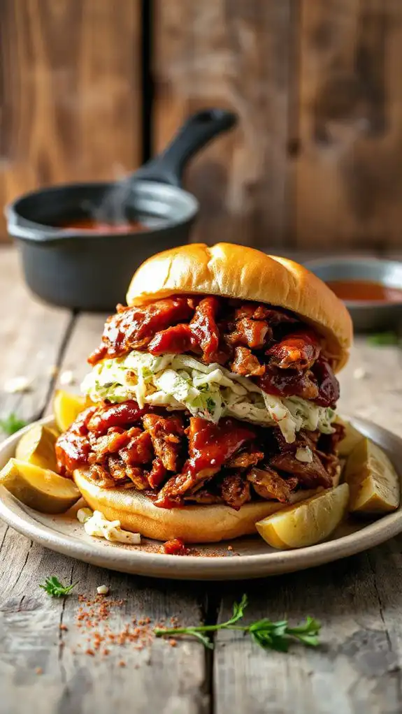 savory bbq pulled pork