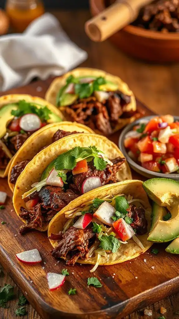 savory beef brisket tacos