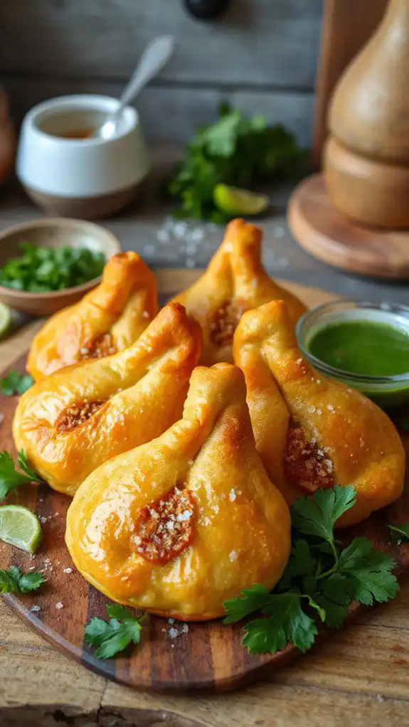 savory brazilian chicken pastry