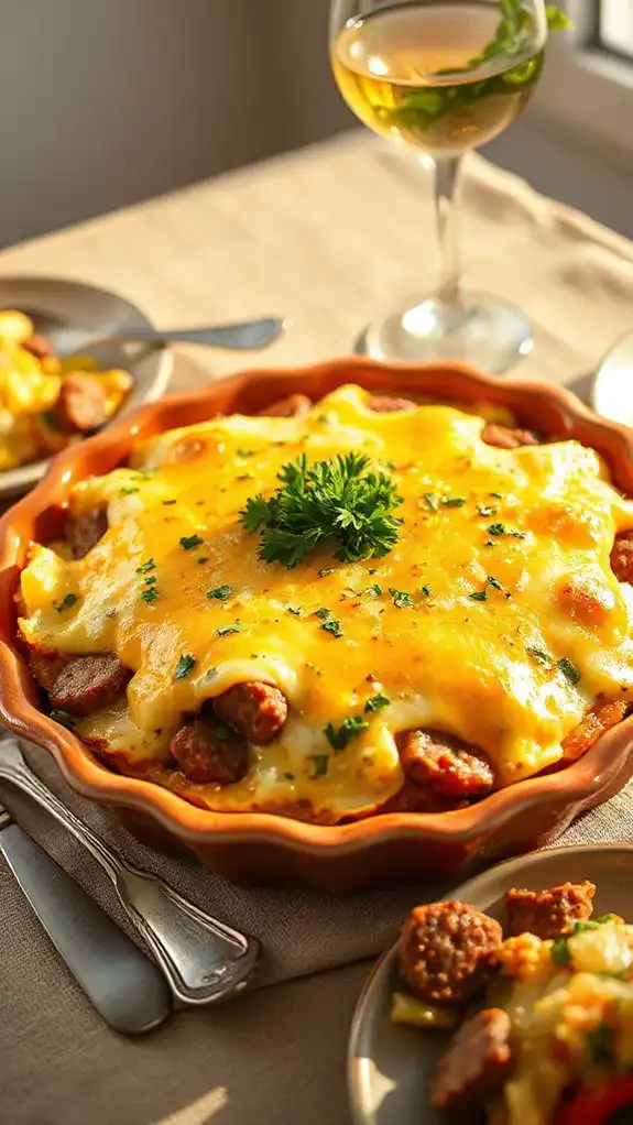 savory breakfast casserole dish