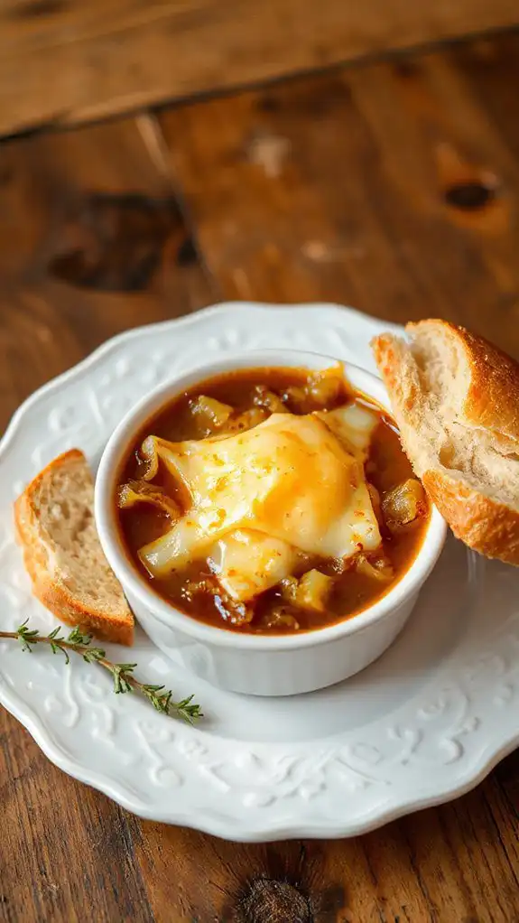 savory caramelized onion broth