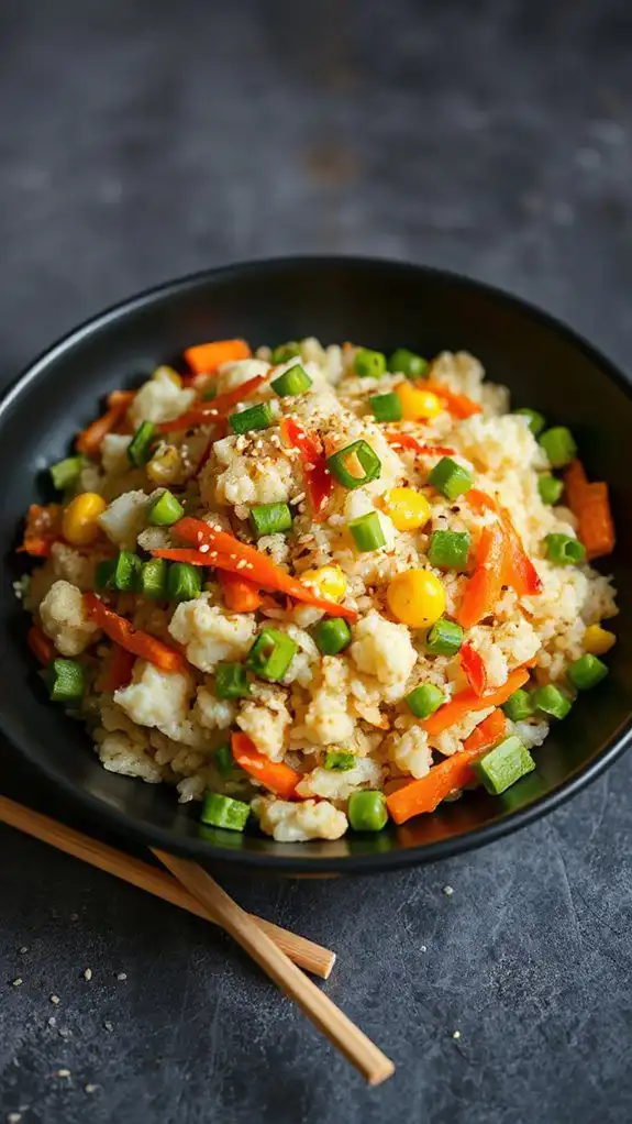 savory cauliflower fried rice
