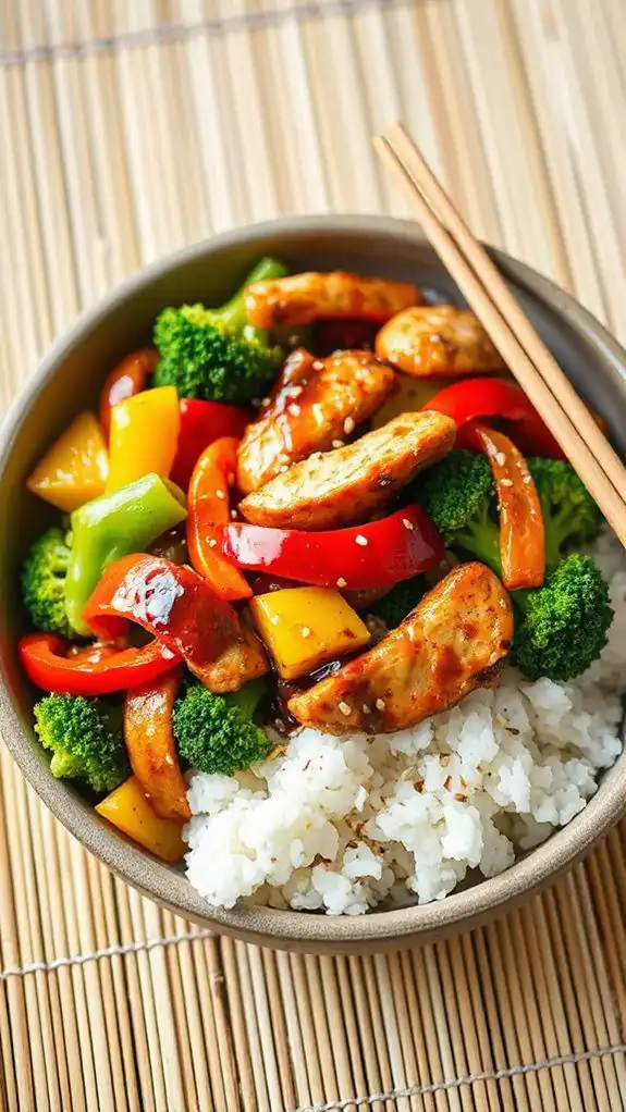 savory chicken and vegetables